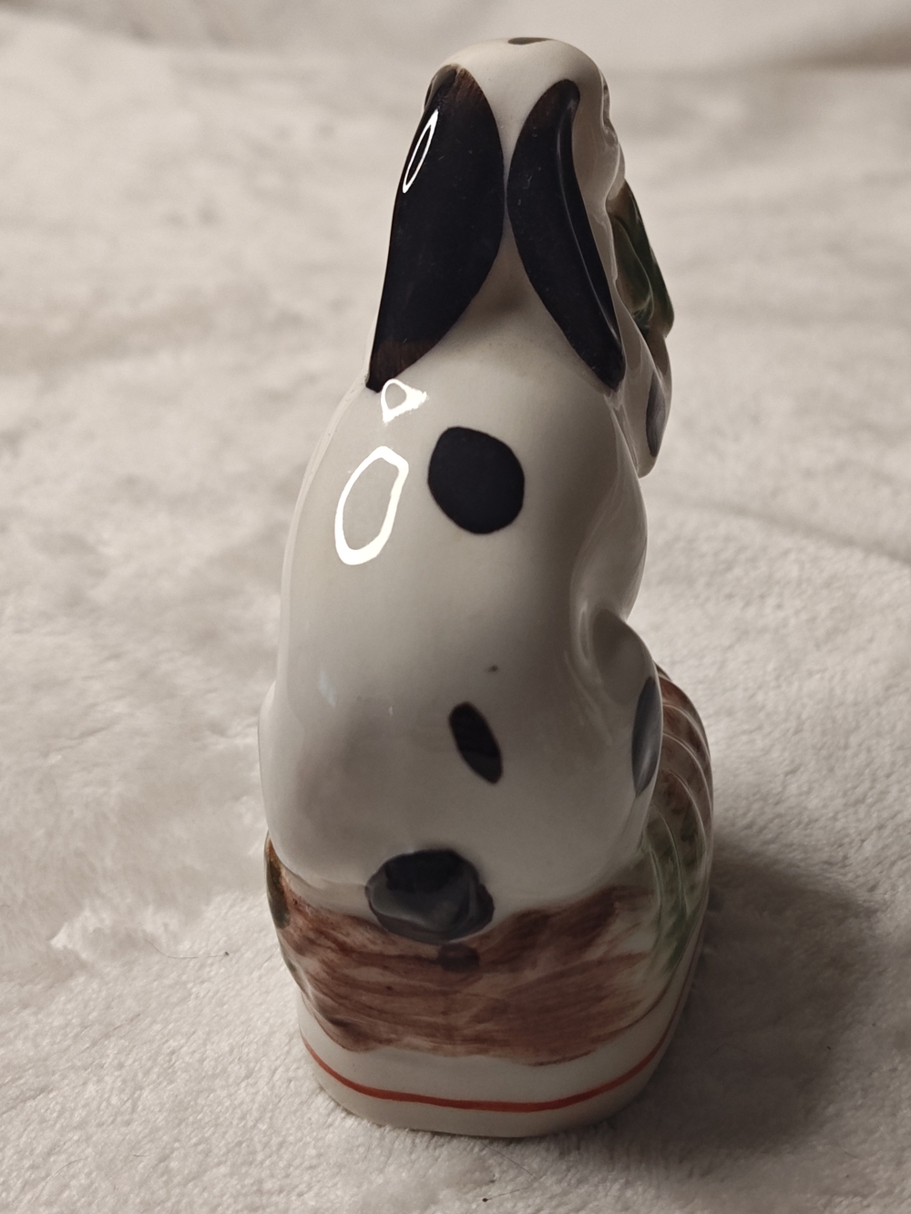Collectible Staffordshire Ceramic Rabbit Reproduction Metropolitan Museum Art - Picture 5 of 6